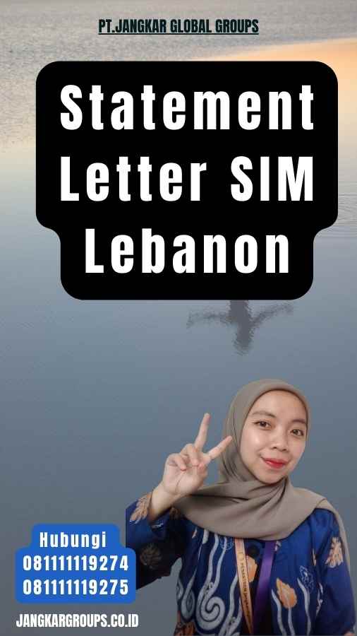 Statement Letter SIM Lebanon