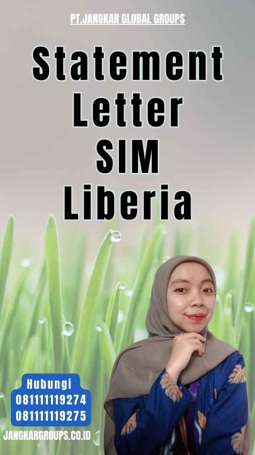 Statement Letter SIM Liberia