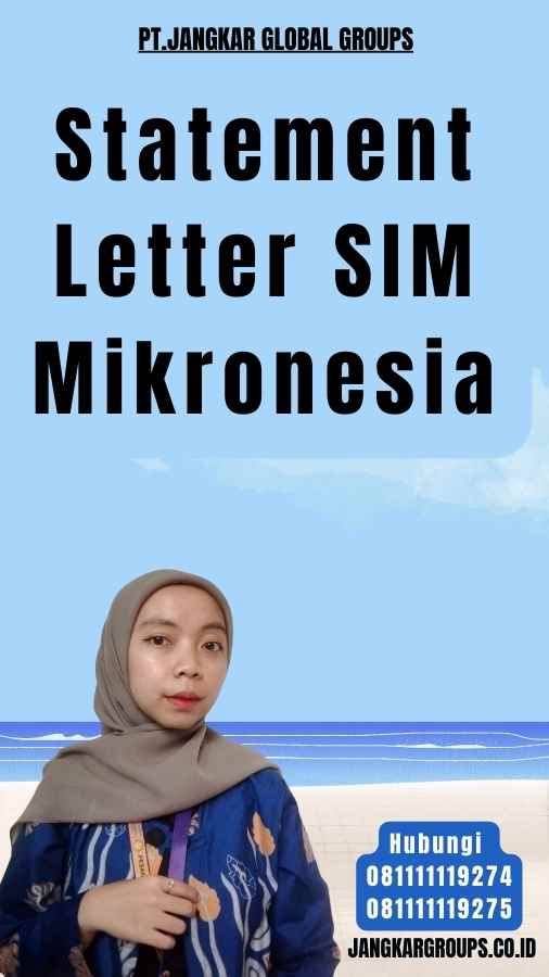 Statement Letter SIM Mikronesia