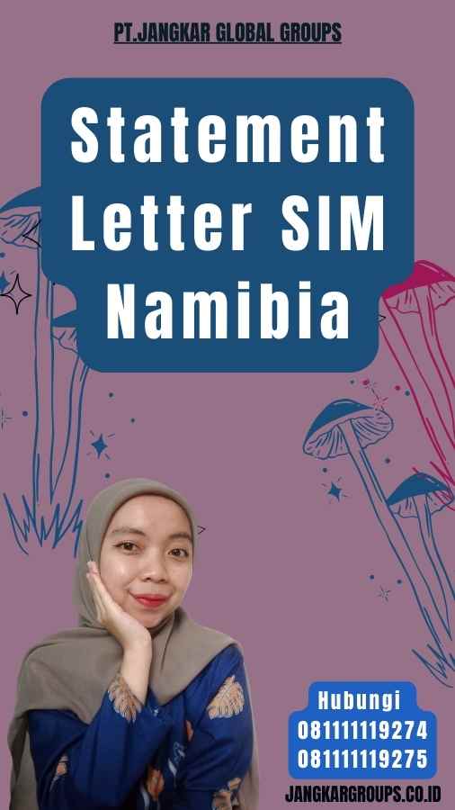 Statement Letter SIM Namibia