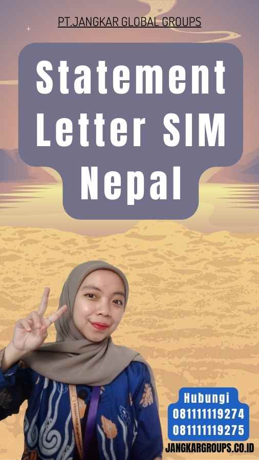 Statement Letter SIM Nepal