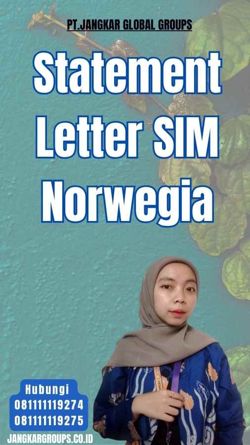 Statement Letter SIM Norwegia