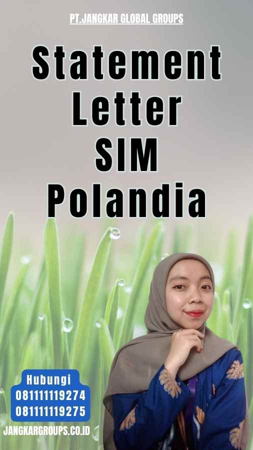 Statement Letter SIM Polandia