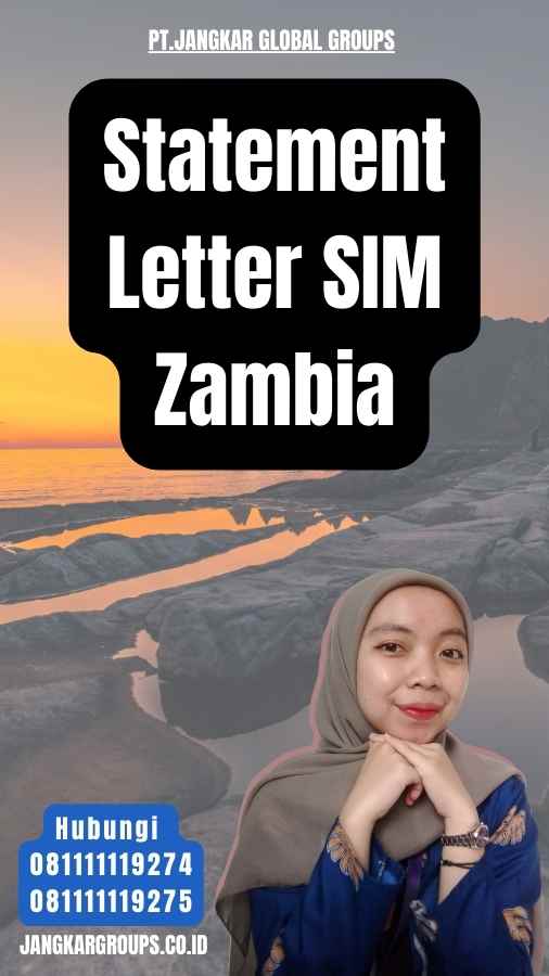 Statement Letter SIM Zambia