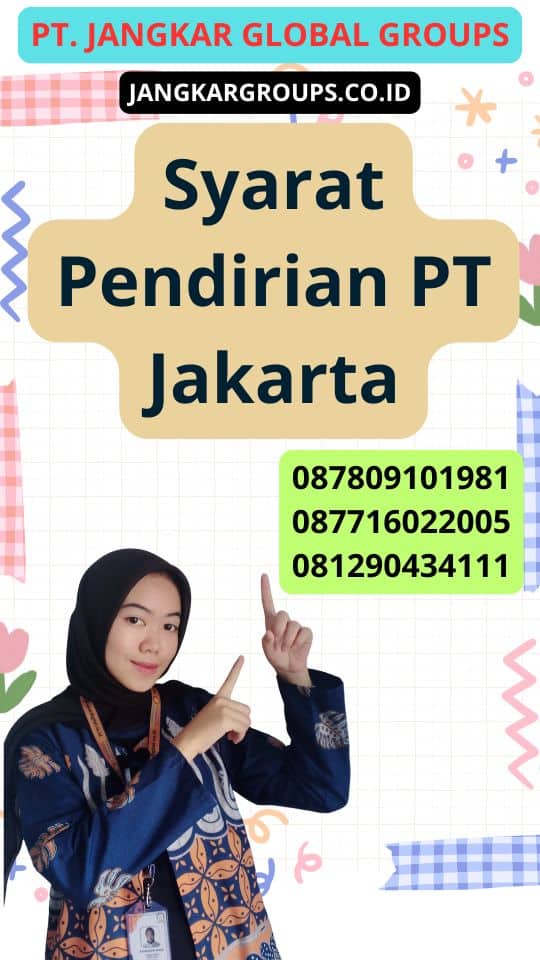 Syarat Pendirian Pt Jakarta