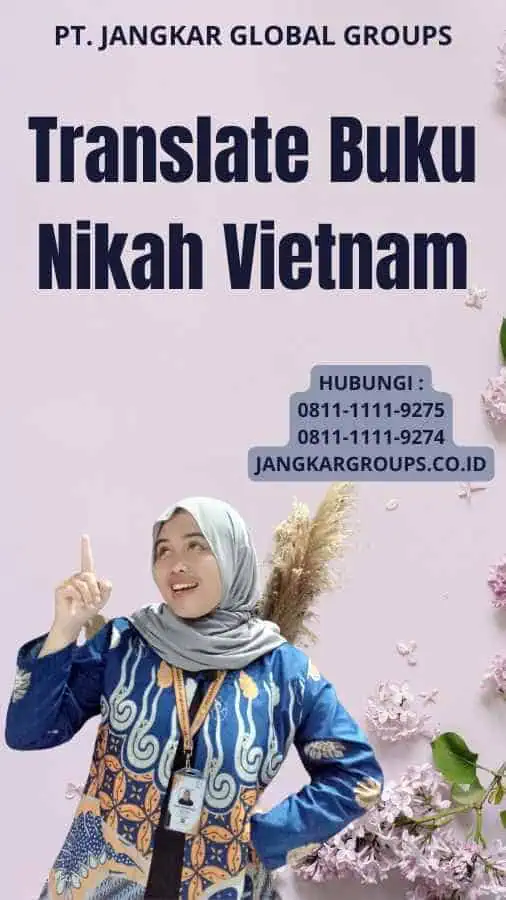 Translate Buku Nikah Vietnam