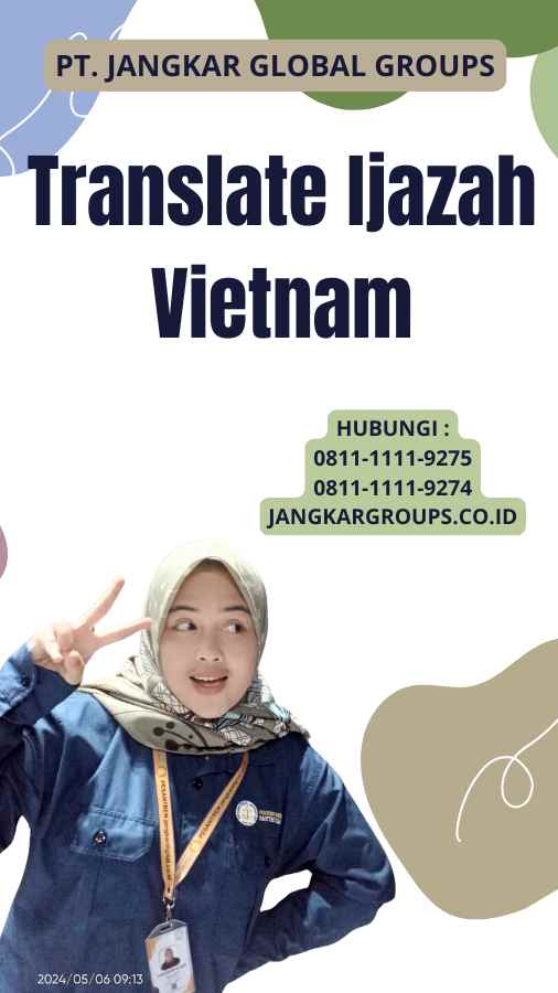 Translate Ijazah Vietnam