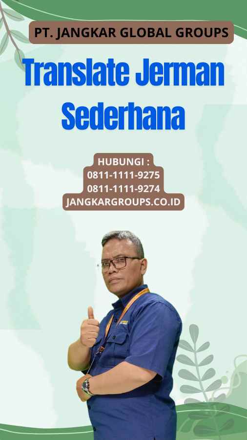 Translate Jerman Sederhana