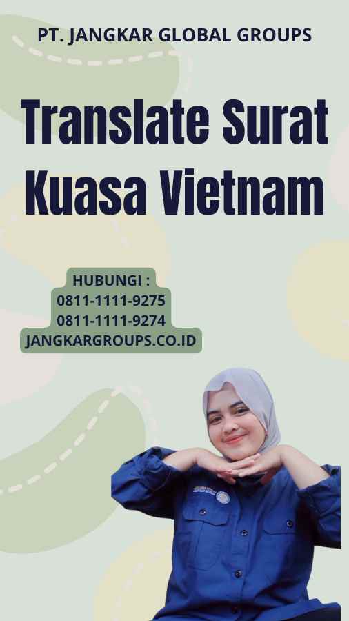 Translate Surat Kuasa Vietnam