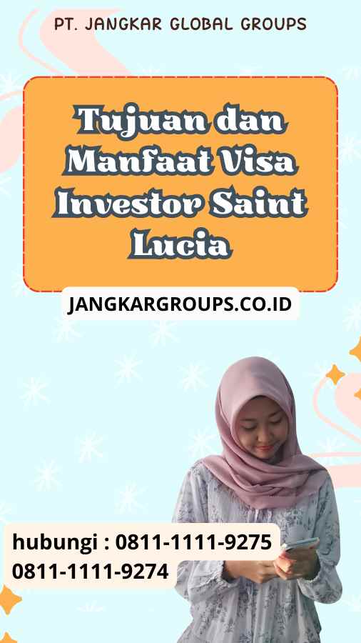 Tujuan dan Manfaat Visa Investor Saint Lucia