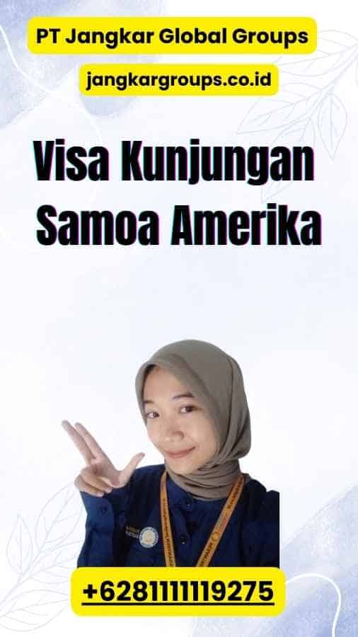 Visa Kunjungan Samoa Amerika