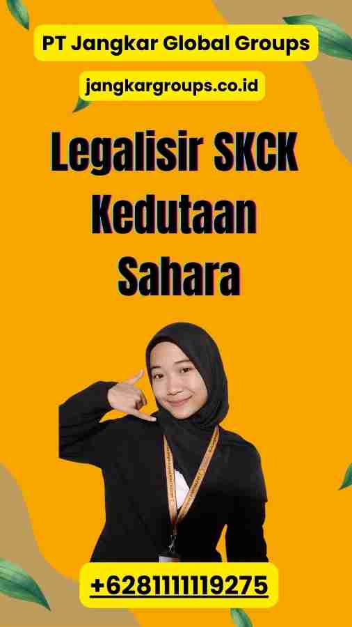 Legalisir SKCK Kedutaan Sahara