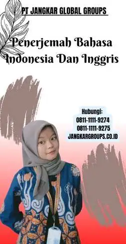 Penerjemah Bahasa Indonesia Dan Inggris