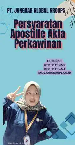 Persyaratan Apostille Akta Perkawinan