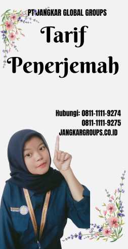 Tarif Penerjemah