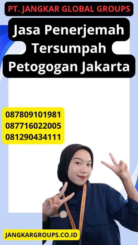 Jasa Penerjemah Tersumpah Petogogan Jakarta