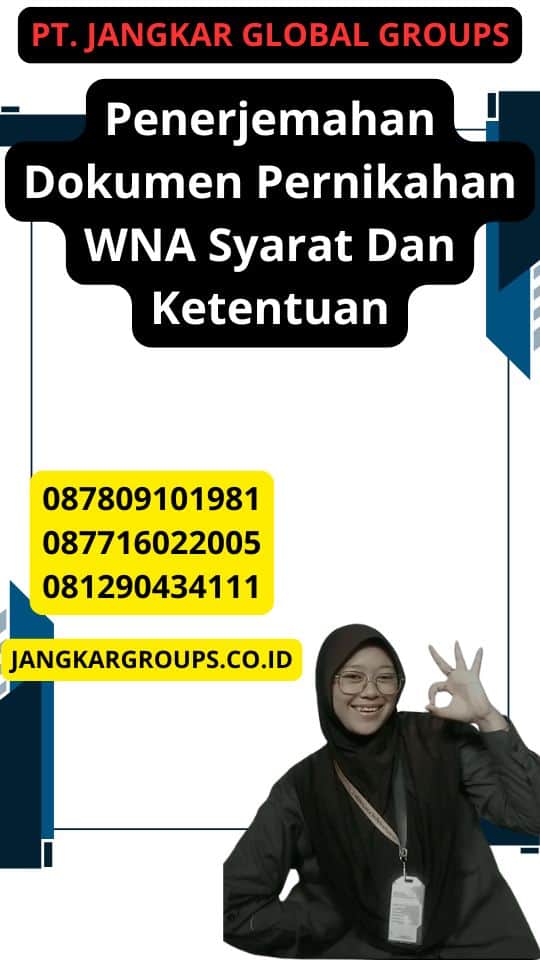 Penerjemahan Dokumen Pernikahan WNA Syarat Dan Ketentuan