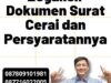 Legalisir Dokumen Surat Cerai dan Persyaratannya